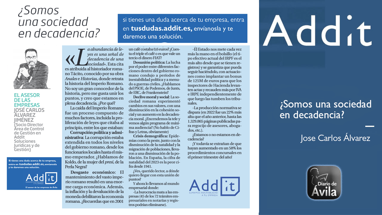 ¿Somos una Sociedad en Decadencia?